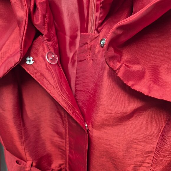 Dorinda Clark Cole Vintage Red Church Dress size 10 Rose Collection - Picture 3 of 7